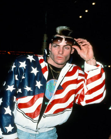 American Flag Leather Jacket