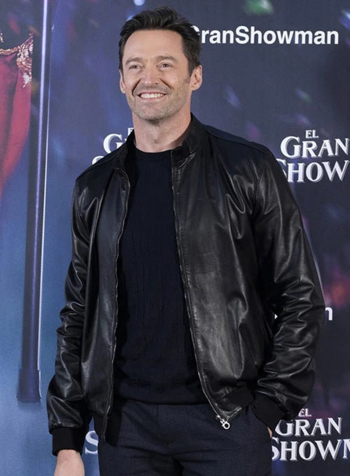 hugh jackman leather jacket