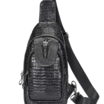 Men’s Genuine Leather Sling Chest Bag