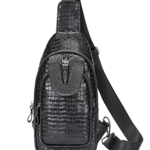 Men’s Genuine Leather Sling Chest Bag